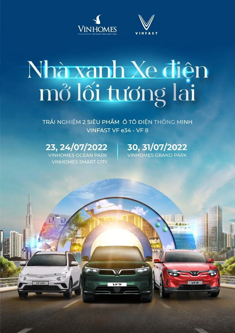 Lan tỏa phong cách sống Xanh, sống Thông minh với bộ đôi “Nhà Vinhomes – Xe VinFast” Lan tỏa phong cách sống Xanh, sống Thông minh với bộ đôi “Nhà Vinhomes – Xe VinFast”