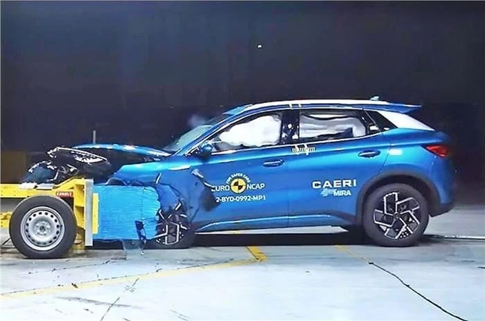 Chiếc xe điện Trung Quốc này đạt 5 sao cho thử nghiệm an toàn. Ảnh: Autocarindia Chiếc xe điện Trung Quốc này đạt 5 sao cho thử nghiệm an toàn. Ảnh: Autocarindia