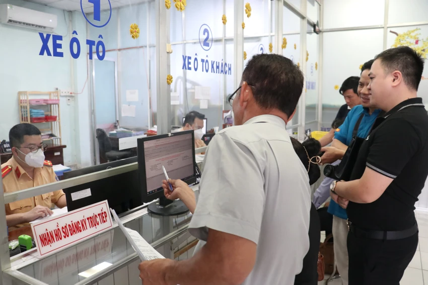 PC08 thông tin về vấn đề điều chỉnh điểm đăng ký xe.