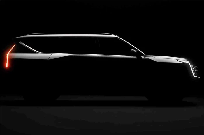 EV9 sẽ là chiếc Kia đầu tiên được cung cấp công nghệ lái xe tự động 'Automode'. Ảnh: Autocarindia EV9 sẽ là chiếc Kia đầu tiên được cung cấp công nghệ lái xe tự động 'Automode'. Ảnh: Autocarindia