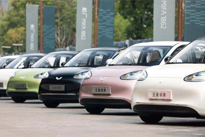 Bingo được định vị là dòng trên của Wuling Hongguang MINI EV. Ảnh: Carnewschina Bingo được định vị là dòng trên của Wuling Hongguang MINI EV. Ảnh: Carnewschina