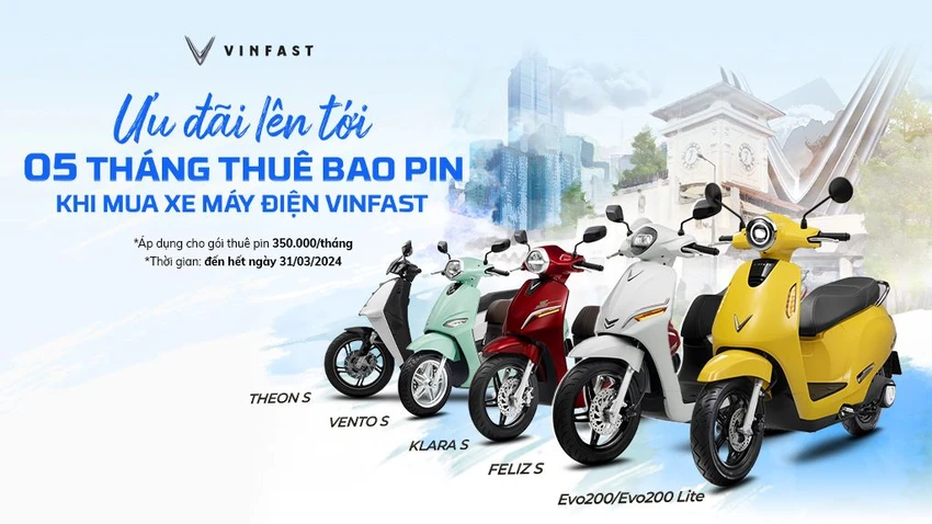 Chương trình ưu đãi đặc biệt này được VinFast thực hiện trong tháng 3.