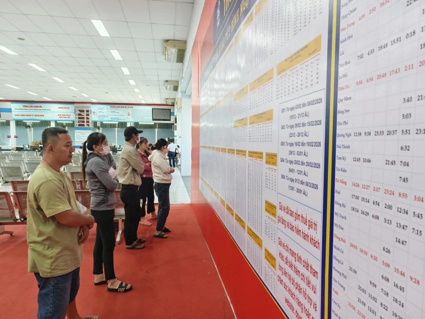 vé tàu Tết