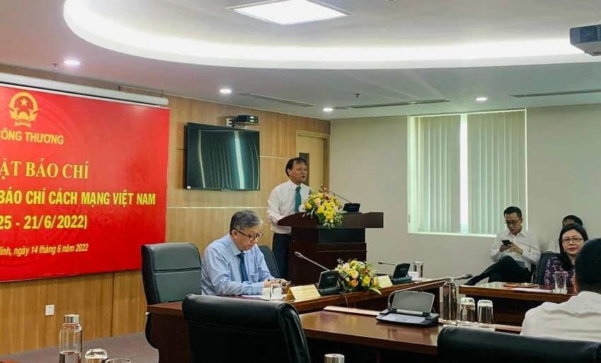 Thứ trưởng Bộ Công thương Đỗ Thắng Hải phát biểu. Ảnh: TÚ UYÊN Thứ trưởng Bộ Công thương Đỗ Thắng Hải phát biểu. Ảnh: TÚ UYÊN
