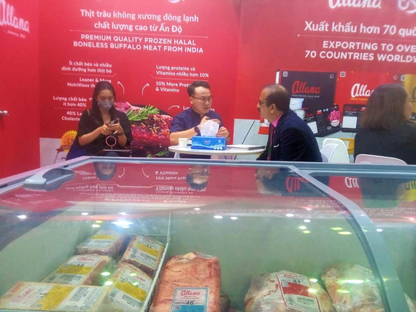 Doanh nghiệp Ấn Độ mang sản phẩm thịt trâu không xương đến triển lãm Doanh nghiệp Ấn Độ mang sản phẩm thịt trâu không xương đến triển lãm