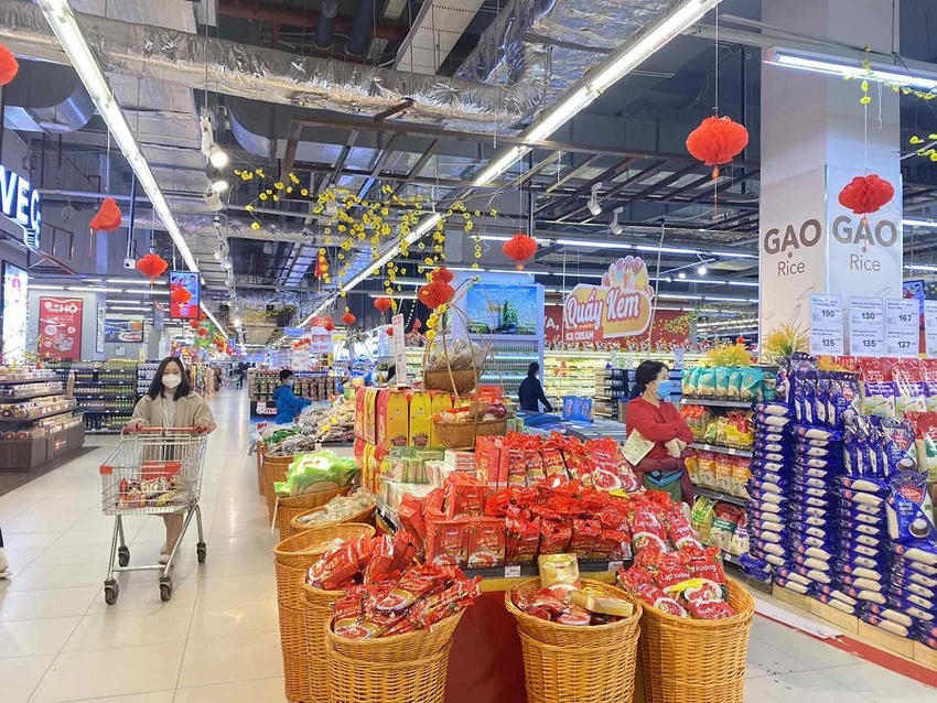Không khí tết tràn ngập tại siêu thị Winmart Không khí tết tràn ngập tại siêu thị Winmart