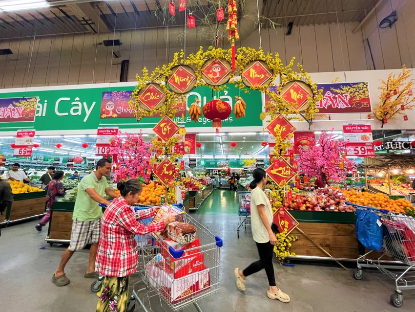 siêu thị mở cửa