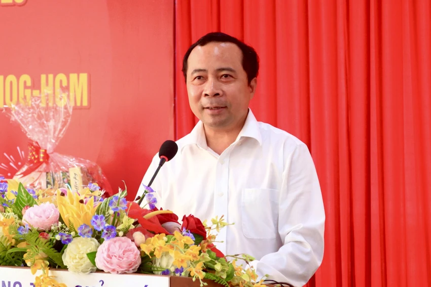 Ông Vũ Hải Quân, Giám đốc ĐH Quốc gia TP.HCM chia sẻ tại chương trình. Ảnh TÚ NGÂN Ông Vũ Hải Quân, Giám đốc ĐH Quốc gia TP.HCM chia sẻ tại chương trình. Ảnh TÚ NGÂN