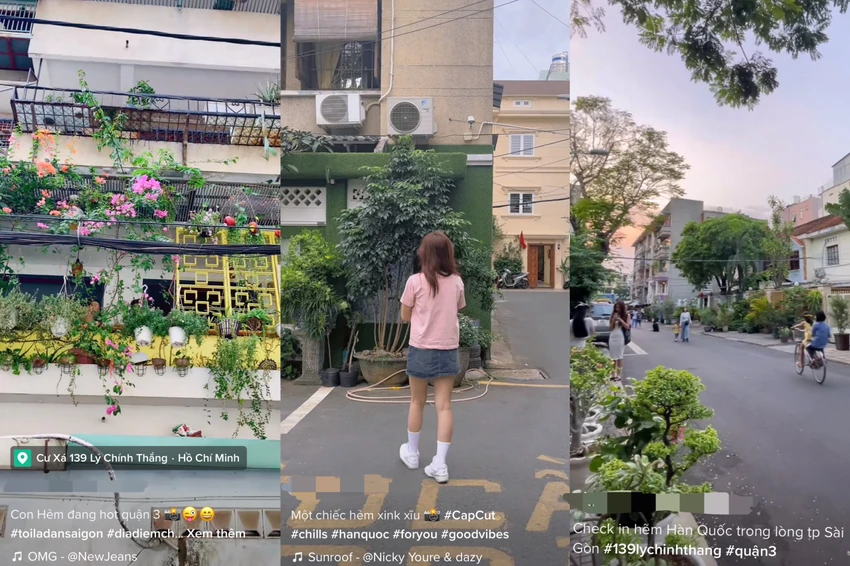 Hẻm Hàn Quốc” là tên gọi mà các bạn trẻ đặt con hẻm 139 Lý Chính Thắng cực "hot" trên mạng xã hội. Ảnh: Chụp màn hình Hẻm Hàn Quốc” là tên gọi mà các bạn trẻ đặt con hẻm 139 Lý Chính Thắng cực "hot" trên mạng xã hội. Ảnh: Chụp màn hình