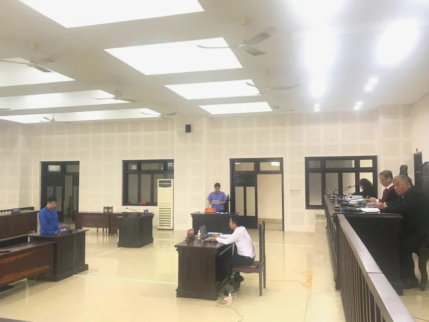 Phiên tòa xét xử đối tượng Nguyễn Đức Tài ngày 21-02-2023. Phiên tòa xét xử đối tượng Nguyễn Đức Tài ngày 21-02-2023.