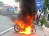 Đốt xe khi bị lập biên bản vi phạm Chỉ thị 16