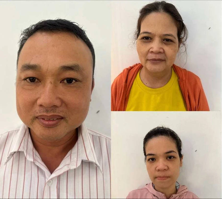 Những người làm chủ lô đề bị công an bắt giữ. Ảnh: TS Những người làm chủ lô đề bị công an bắt giữ. Ảnh: TS