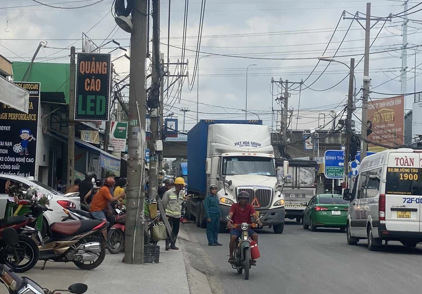1 người tử vong do tai nạn với xe container tại TP Thủ Đức