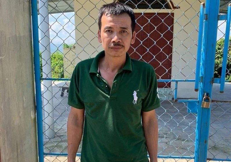 Nguyễn Văn Thân sau khi đầu thú tại cơ quan công an. Ảnh: CACC Nguyễn Văn Thân sau khi đầu thú tại cơ quan công an. Ảnh: CACC