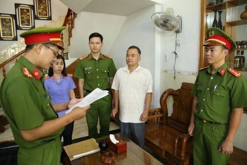 Cơ quan CSĐT Công an tỉnh Ninh Thuận bắt tạm giam đối với Lê Tự Trị. Ảnh: CACC Cơ quan CSĐT Công an tỉnh Ninh Thuận bắt tạm giam đối với Lê Tự Trị. Ảnh: CACC