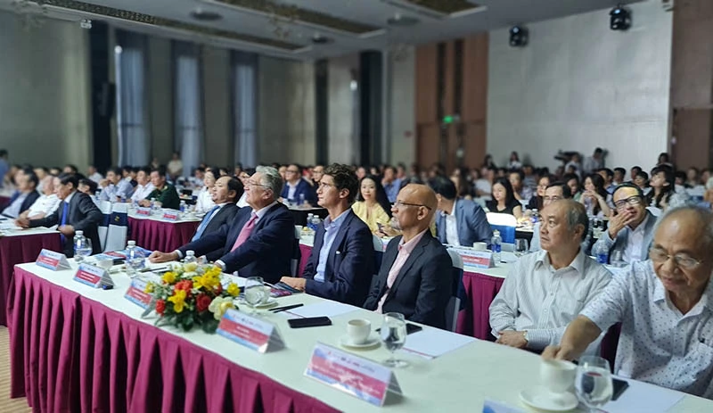 Giải đua thuyền máy nhà nghề quốc tế Grand Prix of Binh Dinh 2024 thu hút sự quan tâm của truyền thông và giới thể thao chuyên nghiệp. Ảnh: LT