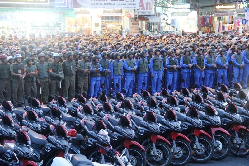 Đà Nẵng ra quân các lực lượng tuần tra, phòng chống tội phạm ảnh 1 Đà Nẵng ra quân các lực lượng tuần tra, phòng chống tội phạm ảnh 1
