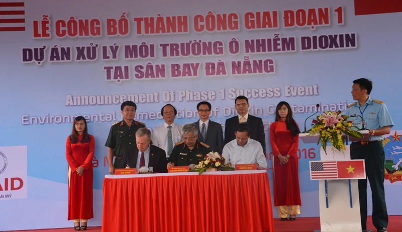 Xử lý xong 45.000 m3 đất nhiễm dioxin tại sân bay Đà Nẵng ảnh 1 Xử lý xong 45.000 m3 đất nhiễm dioxin tại sân bay Đà Nẵng ảnh 1