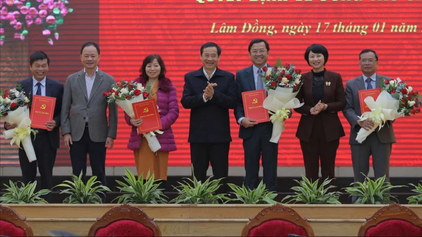 Lâm Đồng có Trưởng Ban Tuyên giáo và Dân vận tỉnh ủy sau khi hợp nhất