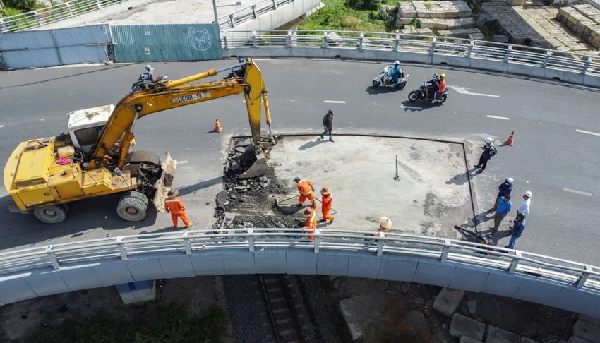 Bất ngờ với nguyên nhân sụt lún nút giao ở Nha Trang do Tập đoàn Phúc Sơn thực hiện