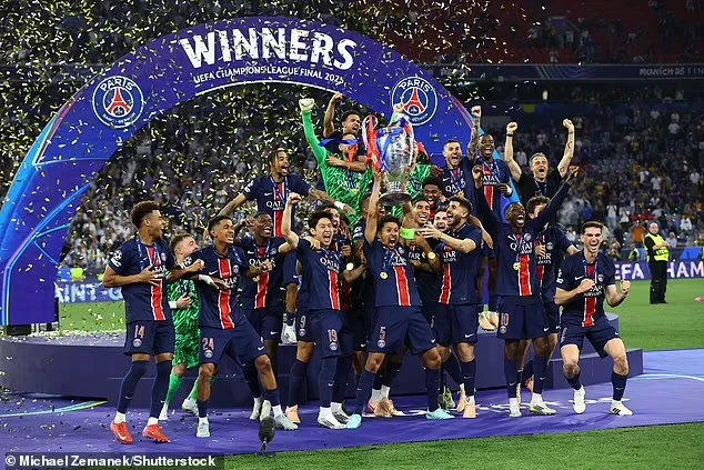 PSG lần đầu vô địch Champions League. Ảnh: Shutterstock