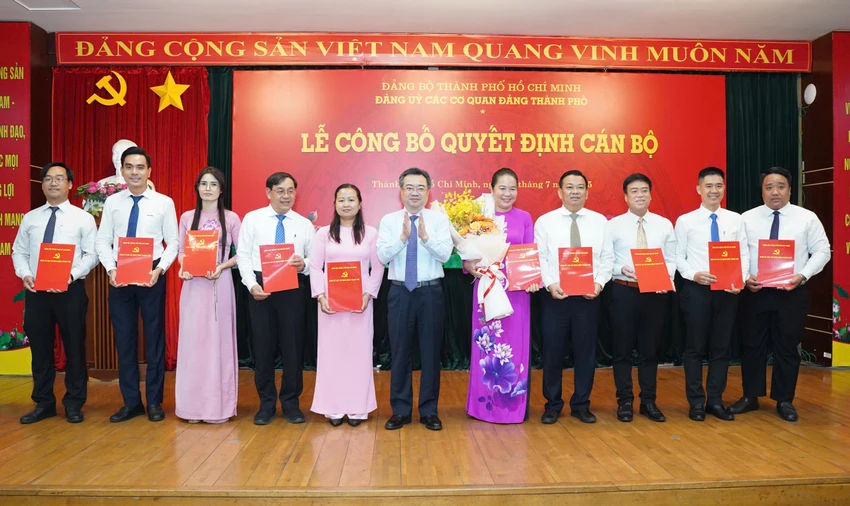 Bà Lê Thị Hồng Nga được phân công điều hành hoạt động Đảng bộ các cơ quan Đảng TP.HCM