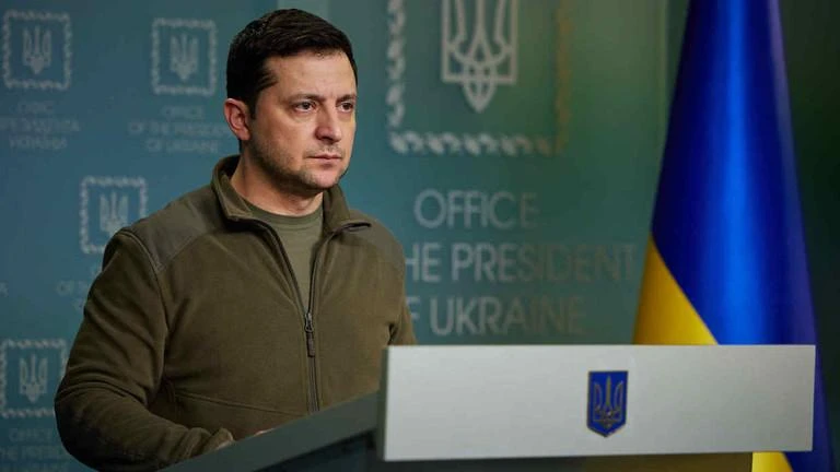 Tổng thống Ukraine - ông Volodymyr Zelensky. Ảnh: ANADOLU Tổng thống Ukraine - ông Volodymyr Zelensky. Ảnh: ANADOLU