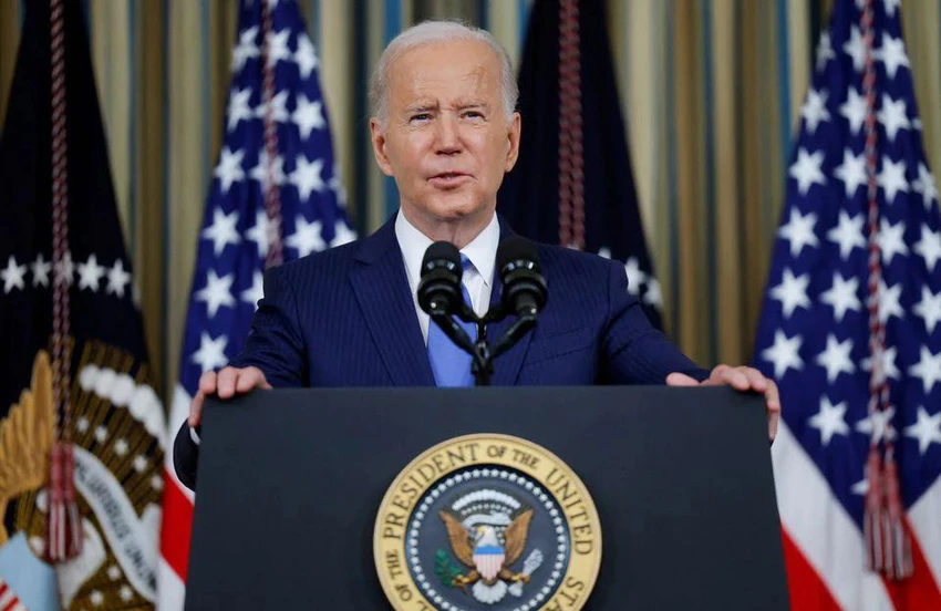 Tổng thống Mỹ Joe Biden thảo luận về kết quả bầu cử giữa kỳ năm 2022 một cuộc họp báo tại Nhà Trắng, thủ đô Washington D.C. ngày 9-11. Ảnh: REUTERS Tổng thống Mỹ Joe Biden thảo luận về kết quả bầu cử giữa kỳ năm 2022 một cuộc họp báo tại Nhà Trắng, thủ đô Washington D.C. ngày 9-11. Ảnh: REUTERS