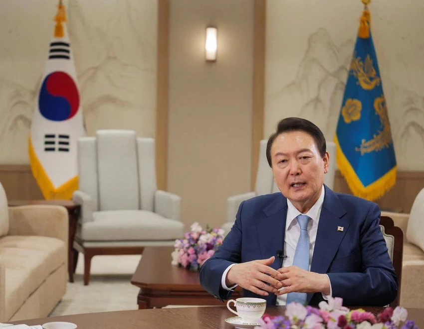Tổng thống Hàn Quốc Yoon Suk-yeol. Ảnh: REUTERS Tổng thống Hàn Quốc Yoon Suk-yeol. Ảnh: REUTERS