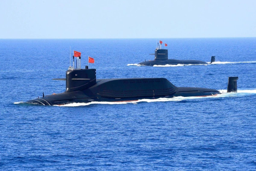 Tàu ngầm tên lửa đạn đạo hạt nhân Type 094 của Hải quân Trung Quốc. Ảnh: REUTERS Tàu ngầm tên lửa đạn đạo hạt nhân Type 094 của Hải quân Trung Quốc. Ảnh: REUTERS