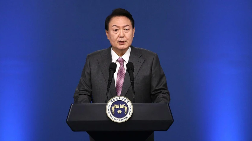 Tổng thống Hàn Quốc Yoon Suk-yeol cho biết nước này đã chi hơn 200 tỉ USD để phục vụ cho nỗ lực tăng dân số trong 16 năm qua. Ảnh: GETTY IMAGES