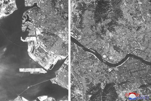 Các thành phố Seoul và Incheon (Hàn Quốc) nhìn từ không gian do vệ tinh trinh sát của Triều Tiên chụp. Ảnh: KCNA Các thành phố Seoul và Incheon (Hàn Quốc) nhìn từ không gian do vệ tinh trinh sát của Triều Tiên chụp. Ảnh: KCNA