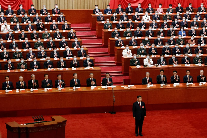 Đại hội đảng Cộng sản Trung Quốc lần thứ 20. Ảnh: REUTERS