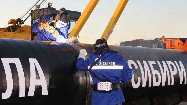 Đường ống dẫn khí Power of Siberia từ Nga sang các nước châu Á. Ảnh: GAZPROM.COM Đường ống dẫn khí Power of Siberia từ Nga sang các nước châu Á. Ảnh: GAZPROM.COM