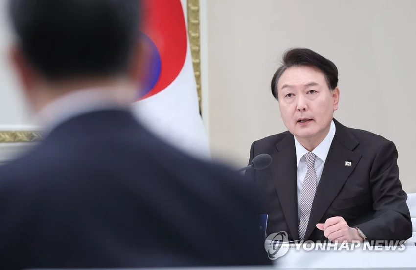 Tổng thống Hàn Quốc Yoon Suk-yeol. Ảnh: YONHAP Tổng thống Hàn Quốc Yoon Suk-yeol. Ảnh: YONHAP