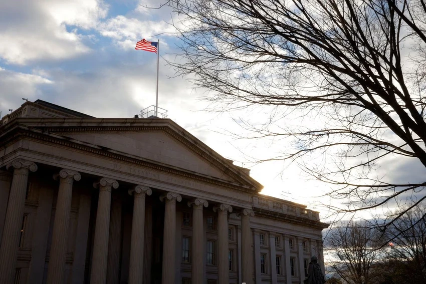 Trụ sở Bộ Tài chính Mỹ ở thủ đô Washington D.C. Ảnh: REUTERS