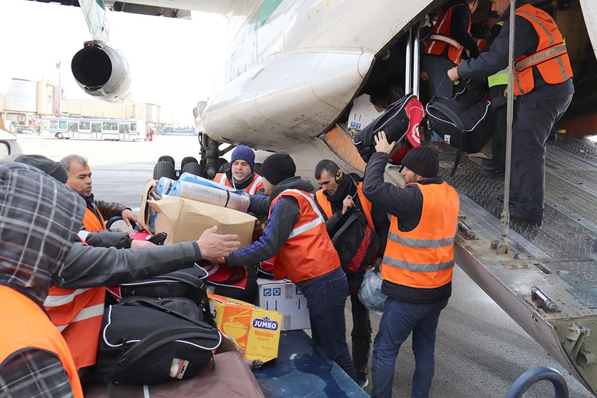 Hàng cứu trợ đến với Syria. Ảnh: REUTERS Hàng cứu trợ đến với Syria. Ảnh: REUTERS
