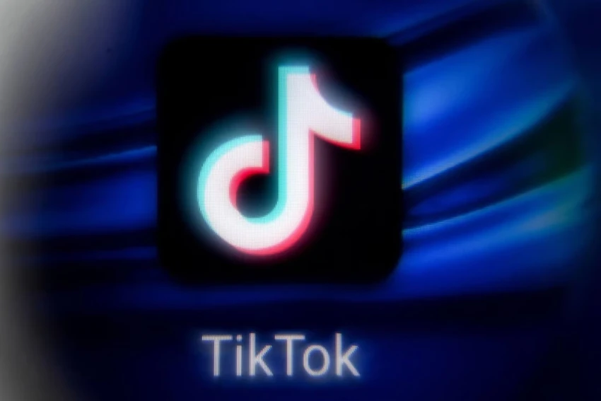 Logo của ứng dụng TikTok. Ảnh: AFP Logo của ứng dụng TikTok. Ảnh: AFP