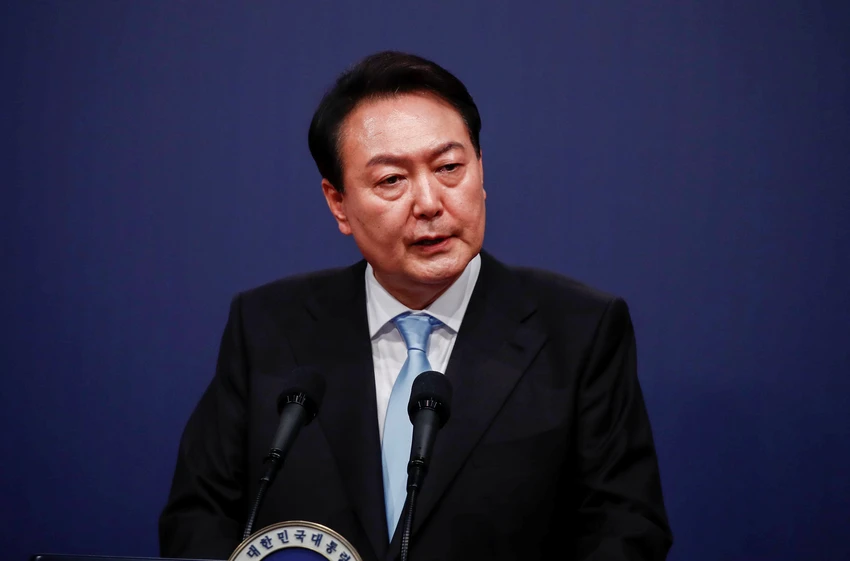 Tổng thống Hàn Quốc Yoon Suk-yeol. Ảnh: REUTERS Tổng thống Hàn Quốc Yoon Suk-yeol. Ảnh: REUTERS