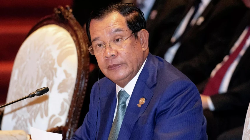 Thủ tướng Campuchia Hun Sen. Ảnh: AP Thủ tướng Campuchia Hun Sen. Ảnh: AP