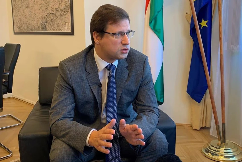 Ông Gergely Gulyas - chánh văn phòng thủ tướng Hungary. Ảnh: REUTERS