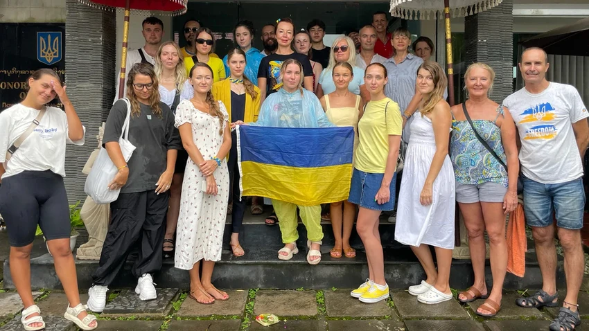 Lãnh sự quán danh dự Ukraine tại Bali (Indonesia). Ảnh: CNN Lãnh sự quán danh dự Ukraine tại Bali (Indonesia). Ảnh: CNN