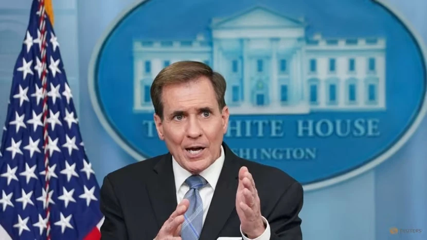 Phát ngôn viên Hội đồng An ninh Quốc gia Mỹ John Kirby. Ảnh: REUTERS Phát ngôn viên Hội đồng An ninh Quốc gia Mỹ John Kirby. Ảnh: REUTERS