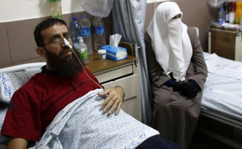 Ông Khader Adnan vào năm 2015. Ảnh: AFP