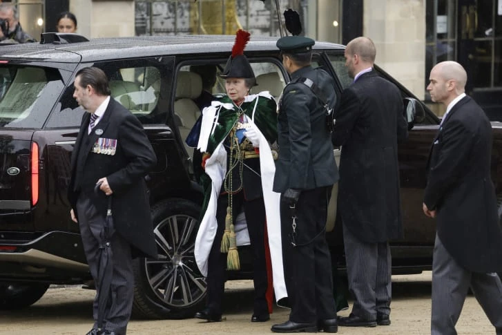 Công chúa Anne - con gái duy nhất của cố Nữ hoàng Elizabeth II - nổi bật với trang phục quân đội. Ảnh: GETTY IMAGES Công chúa Anne - con gái duy nhất của cố Nữ hoàng Elizabeth II - nổi bật với trang phục quân đội. Ảnh: GETTY IMAGES