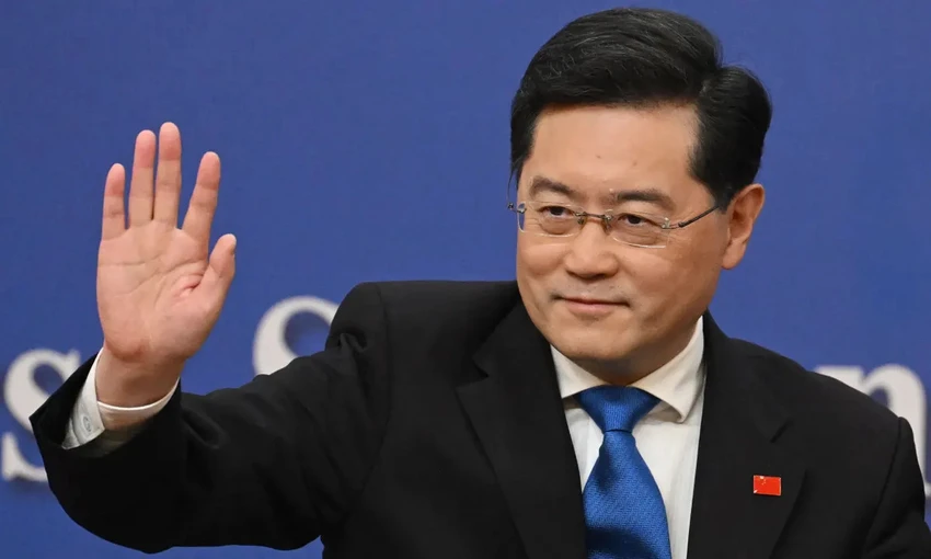 Bộ trưởng Ngoại giao Trung Quốc Tần Cương. Ảnh: THE GUARDIAN Bộ trưởng Ngoại giao Trung Quốc Tần Cương. Ảnh: THE GUARDIAN