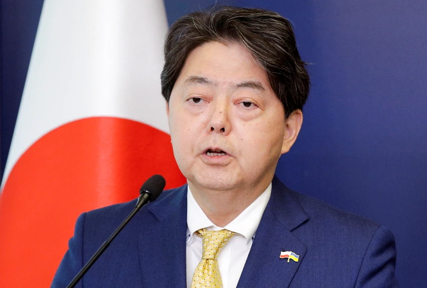 Ngoại trưởng Nhật Yoshimasa Hayashi. Ảnh: REUTERS Ngoại trưởng Nhật Yoshimasa Hayashi. Ảnh: REUTERS