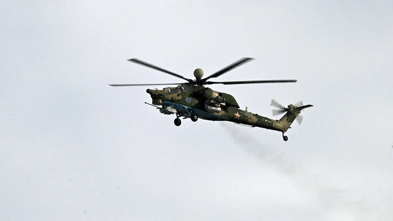 Trực thăng quân sự Mi-28 của Nga. Ảnh: SPUTNIK