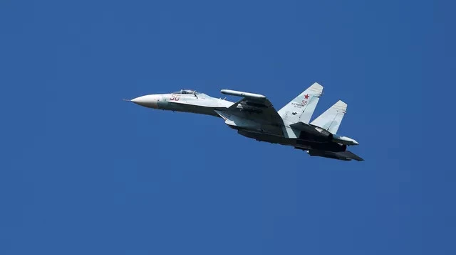 Tiêm kích Su-27 của Nga. Ảnh: RIA NOVOSTI Tiêm kích Su-27 của Nga. Ảnh: RIA NOVOSTI