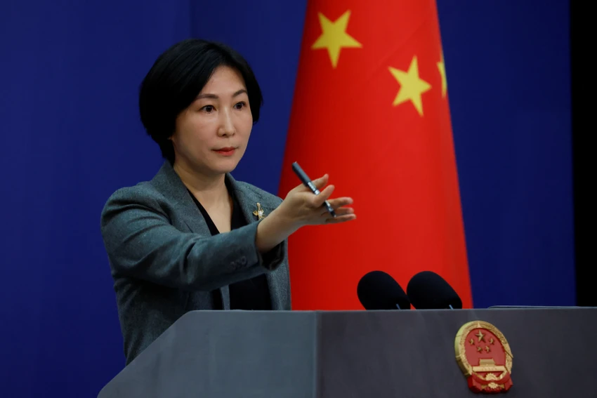 Phát ngôn viên Bộ Ngoại giao Trung Quốc Mao Ninh. Ảnh: REUTERS